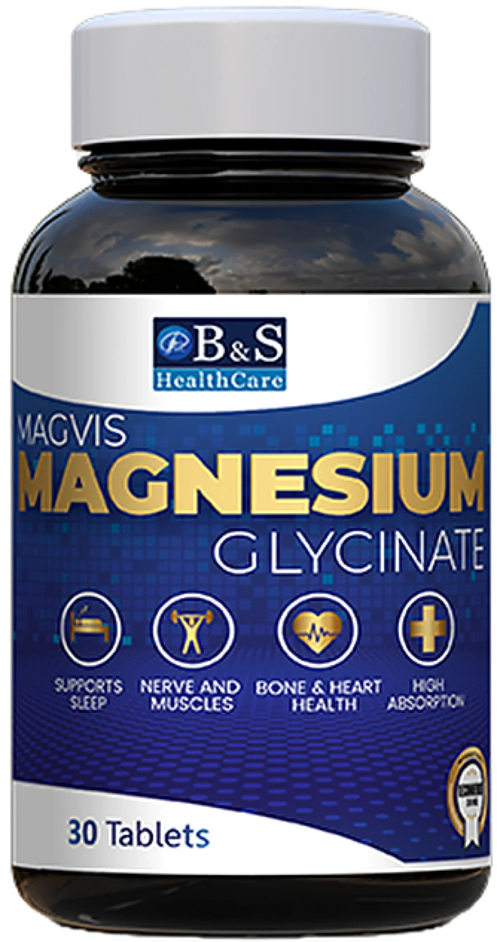 MAGVIS - Premium Magnesium Glycinate Supplement for Sleep, Stress Relief and Emotional Balance
