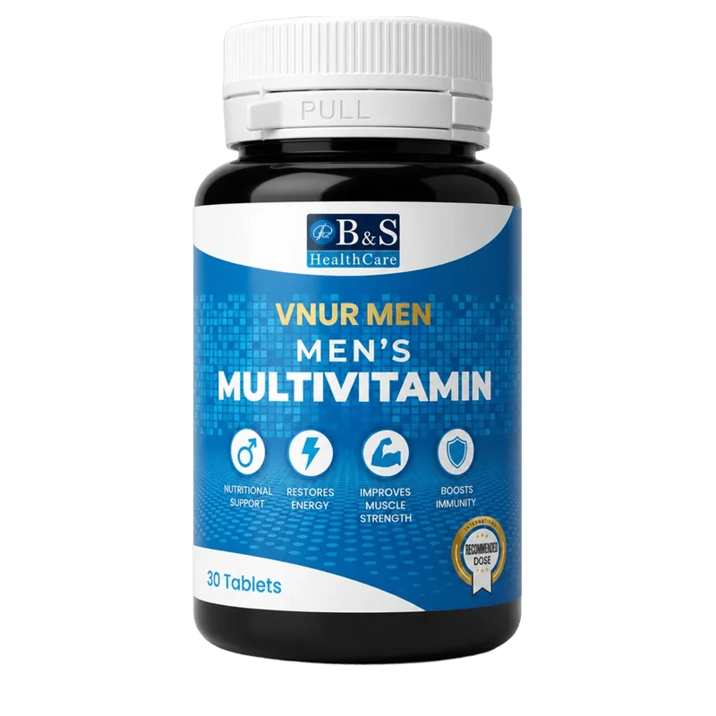 Men's Multivitamin - Men's Multivitamin with CoQ10, L-Arginine + Ginkgo Biloba